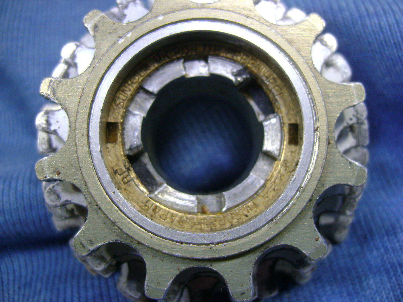 used SunTour Winner Micro-Lite Aluminum Pro 7 speed freewheel, 12-18 tooth, 170g
