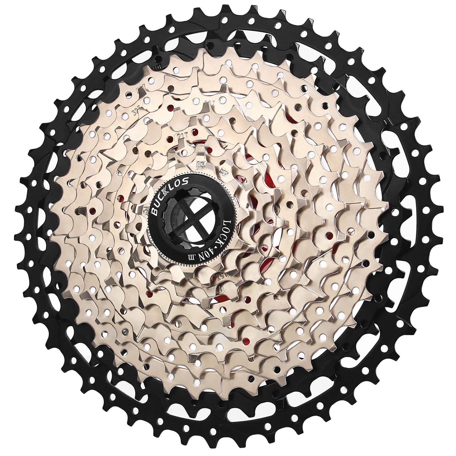 BUCKLOS 8/9/10/11/12 Speed Cassette Ultra-Light 10S-11-46T, 10 Speed-11-46T