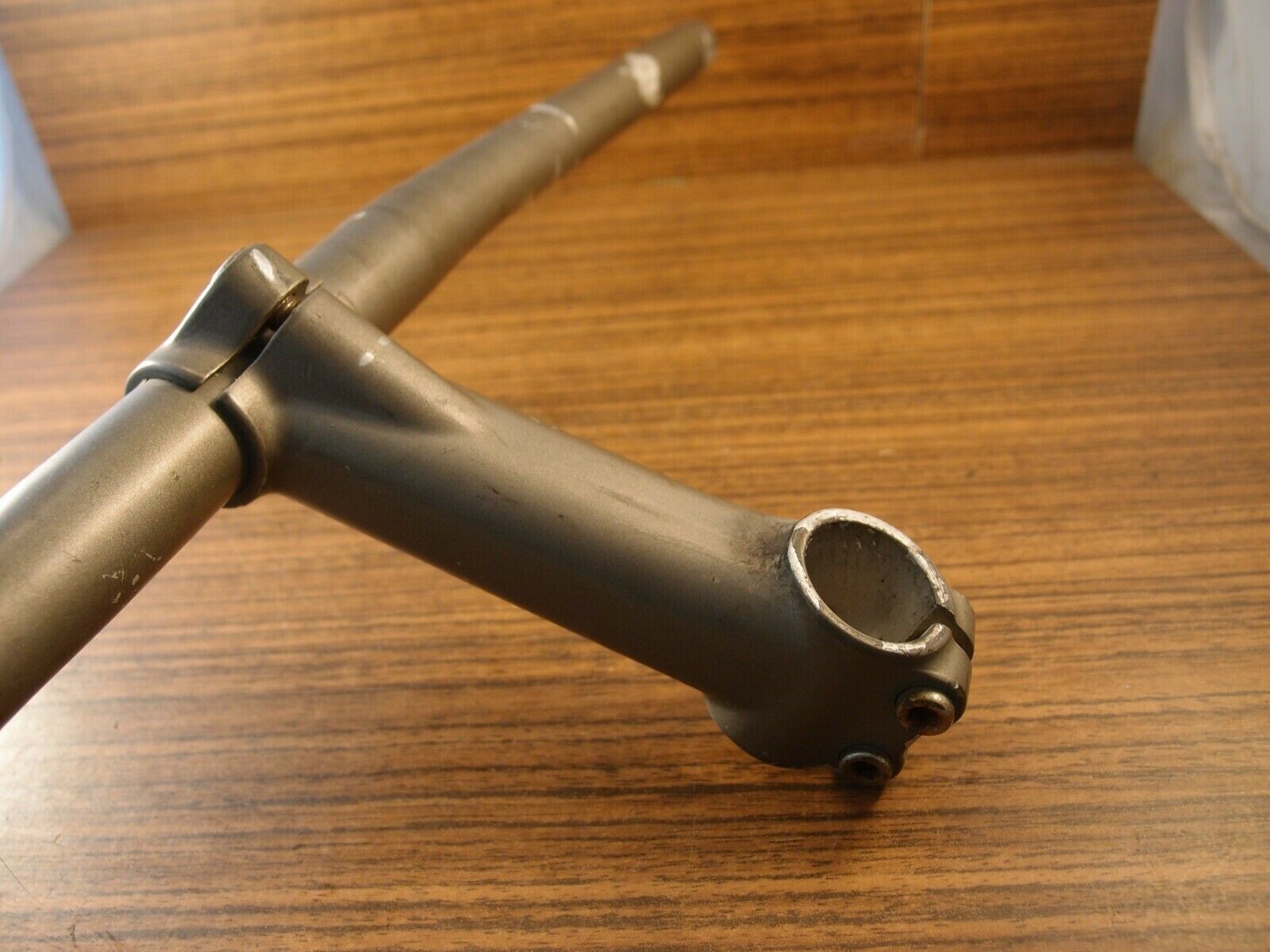 1990’s MTB aluminium flat handlebar Concept USA + ahead stem Concept 1 in