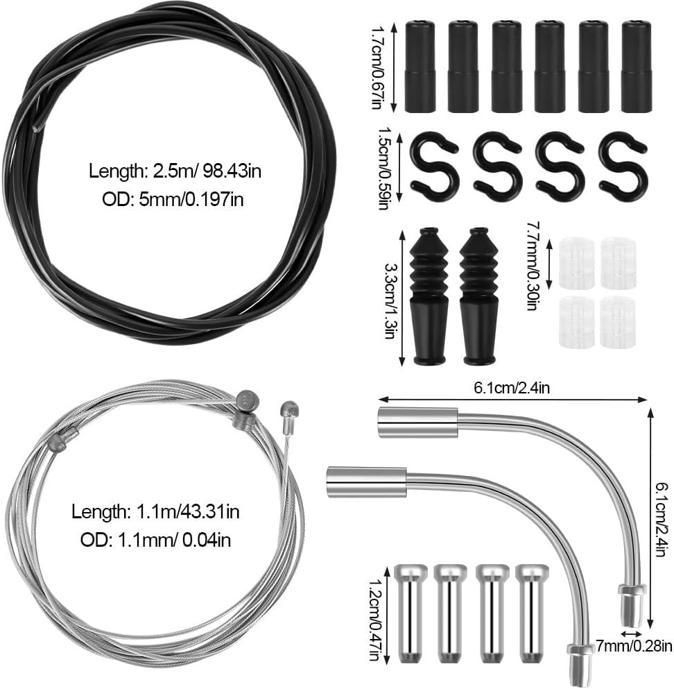 Universal Bike Brake Shift Cable Kit with V Brake Manifold for Mountain Bikes