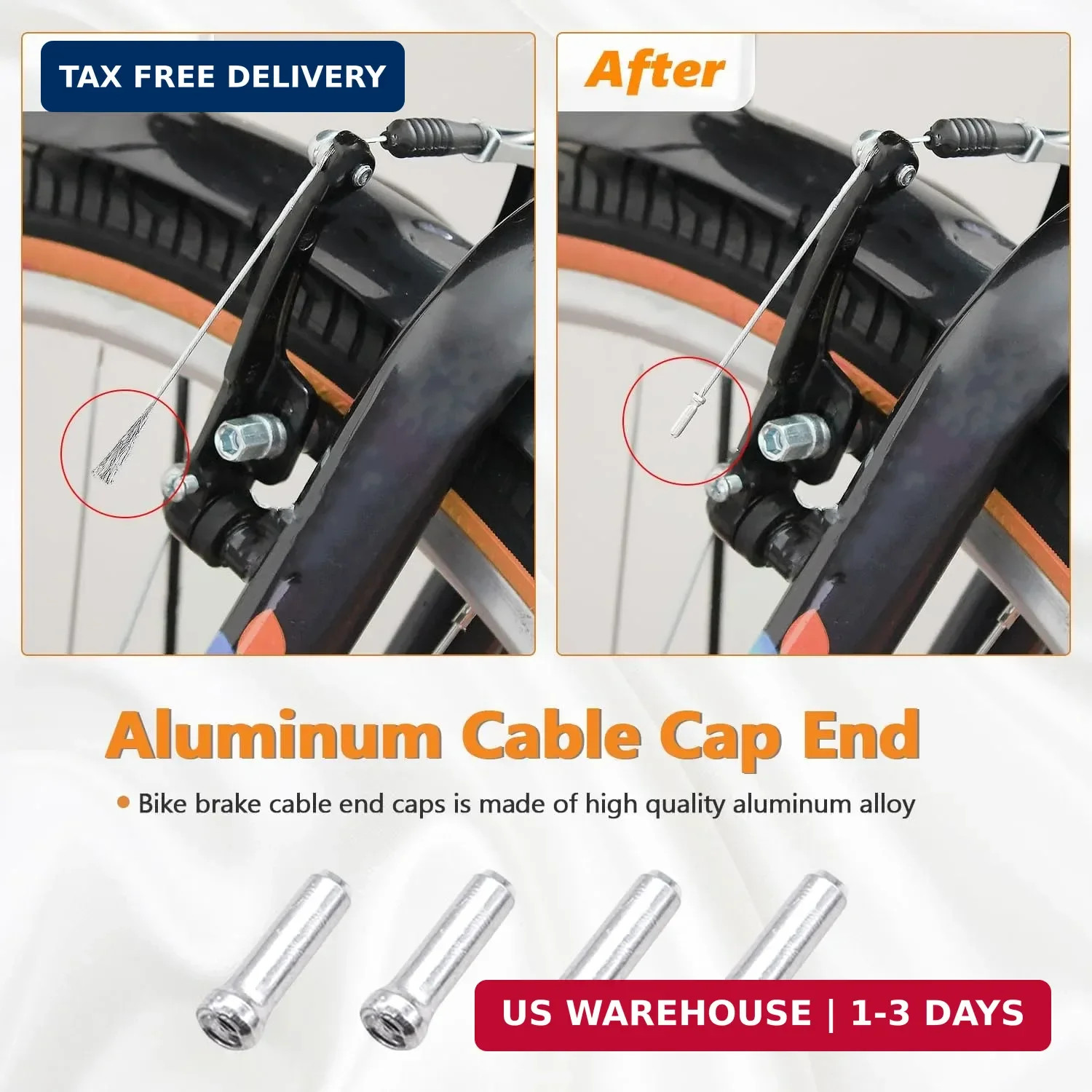 mankk 107PCS Universal Bike Cable Cutter Stainless Steel Bicycle Cable Cutter Bi