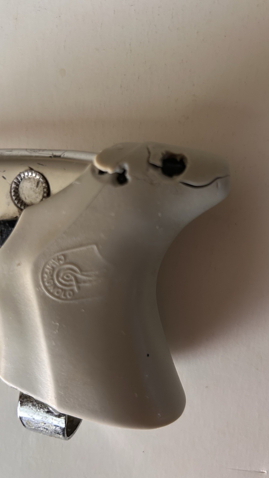 Vintage Campagnolo C-Record Brake Lever Aero set Cobalto Gum Hood Road Bike 80s