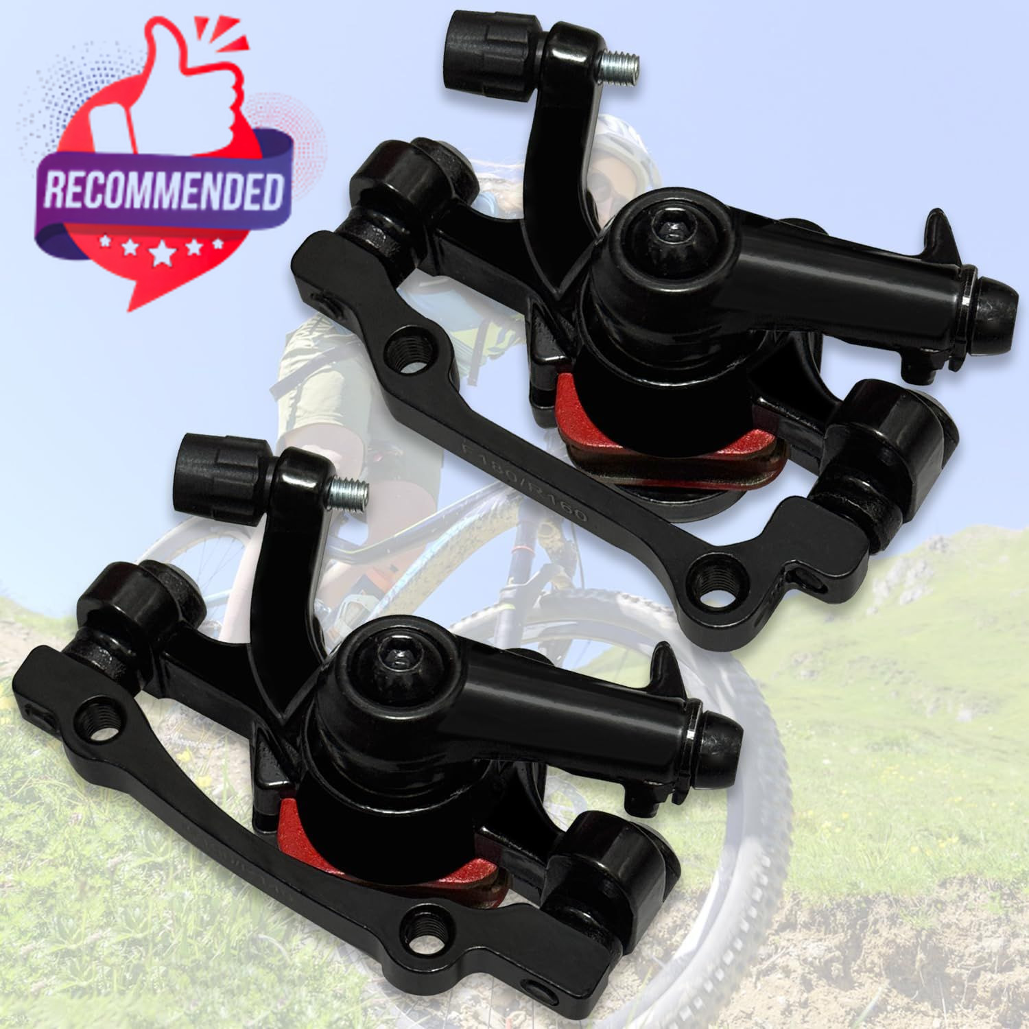 Bike Brakes Rear Front F180 R160 F160 R140 Black Model