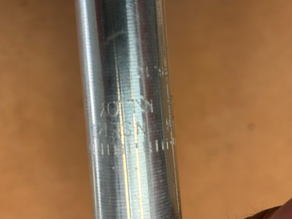 Kalloy Bicycle Seat Post 27.2 Diameter 225mm Length Aluminum Alloy