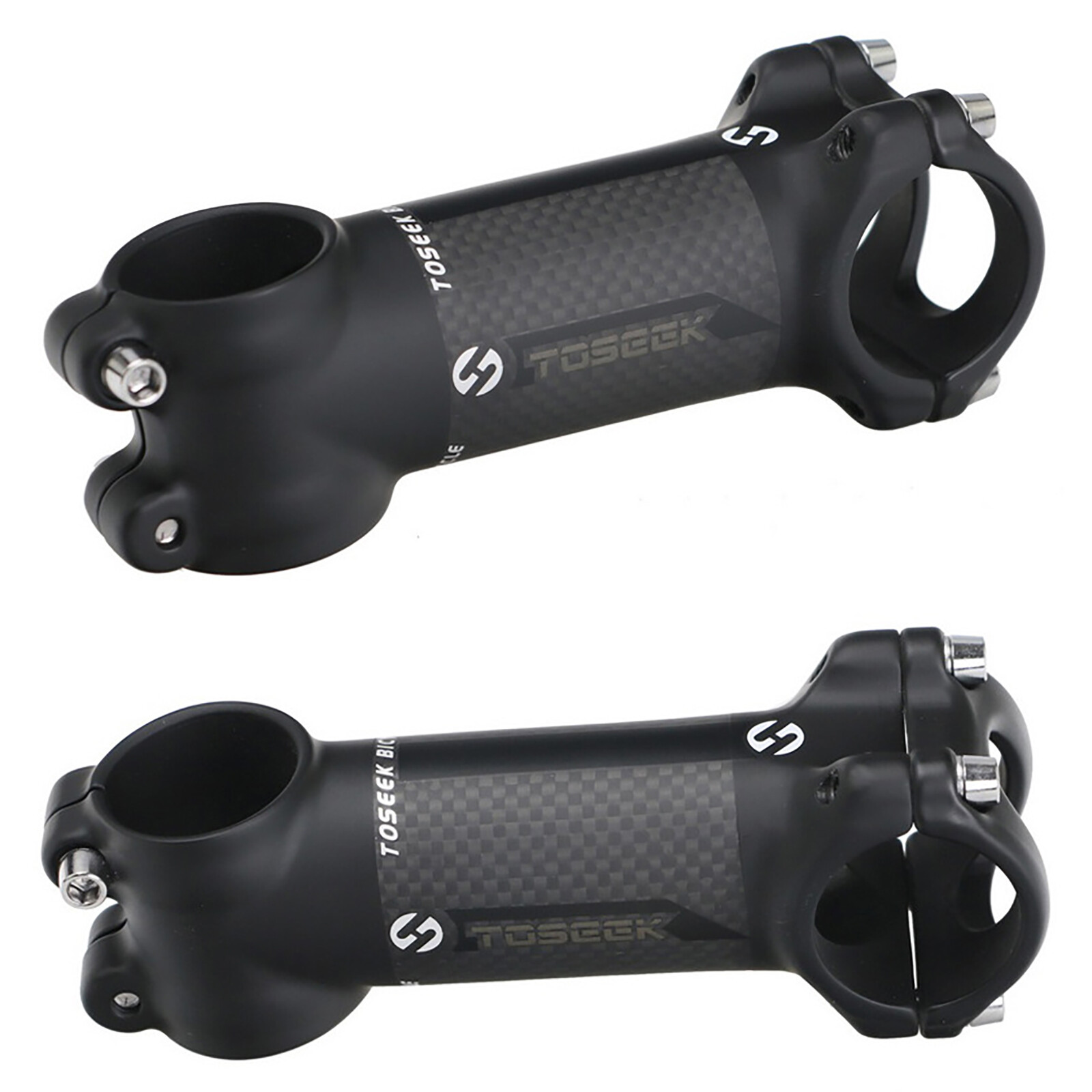 Carbon Fiber Bicycle Stem MTB Cycling Aluminum Road Bike Handlebar Stem 6°/17°
