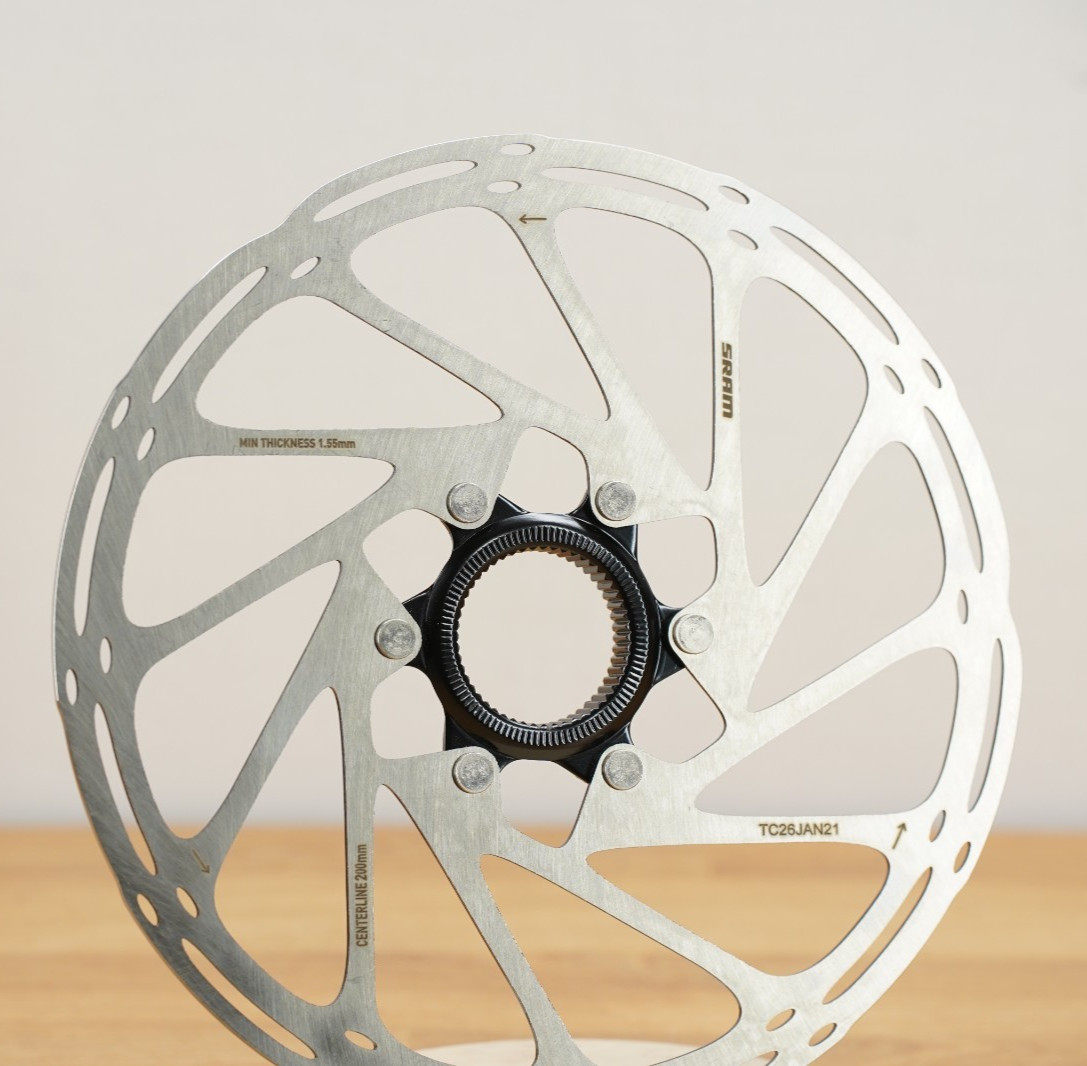SRAM CenterLine Center-Lock 200mm Rotor with Rounded Edge – NEW