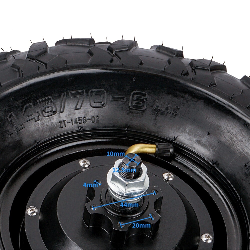 14.5 Inch 24V/36V/48V 350W/500W 40 N.M, Off Road Tires Gear Hub Motor