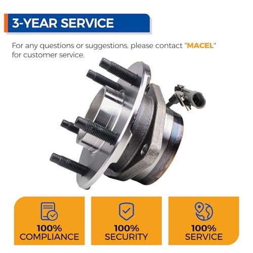 Pair 513189 Front Wheel Bearing & Hub Assembly Compatible with 2005-2006