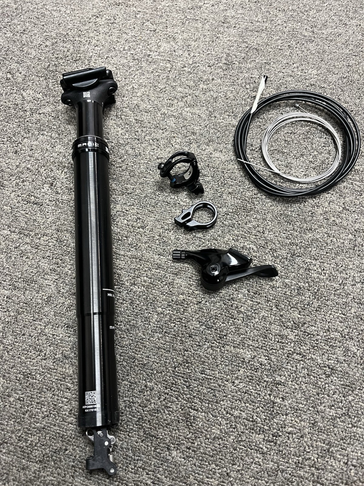 X-Fusion Manic Dropper Post 170mm 34.9 Black With Remote