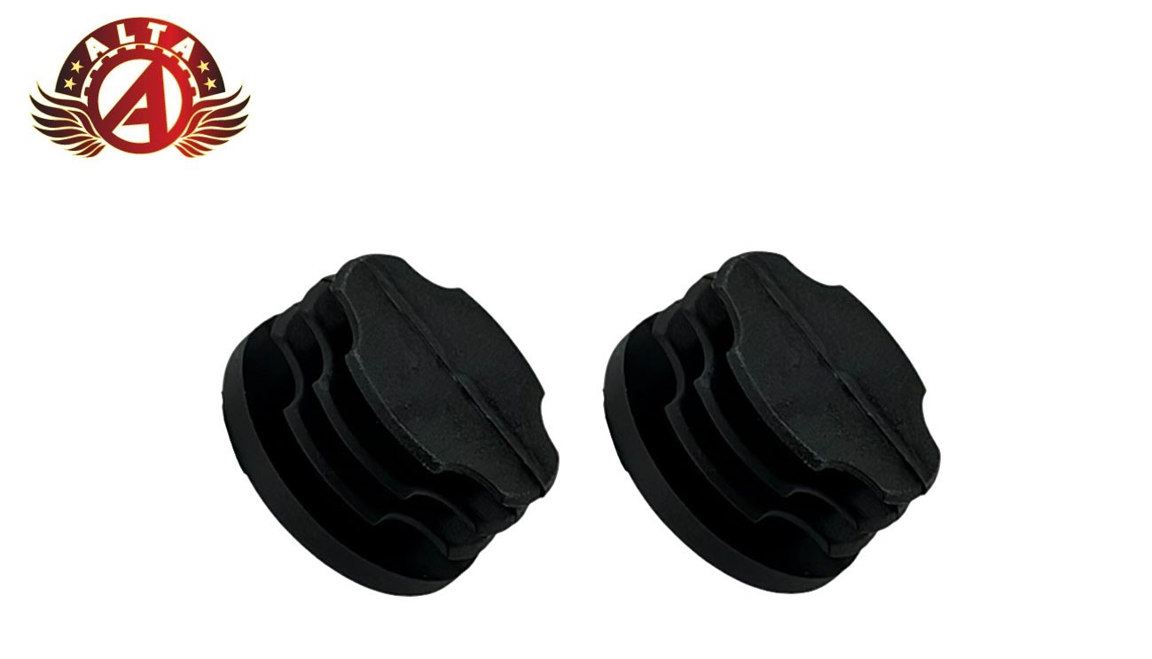 2 F&R VINTAGE LOWRIDER TRIPLE TREE BICYCLE CHOPPER FORK REPLACEMENT BLACK CAPS.