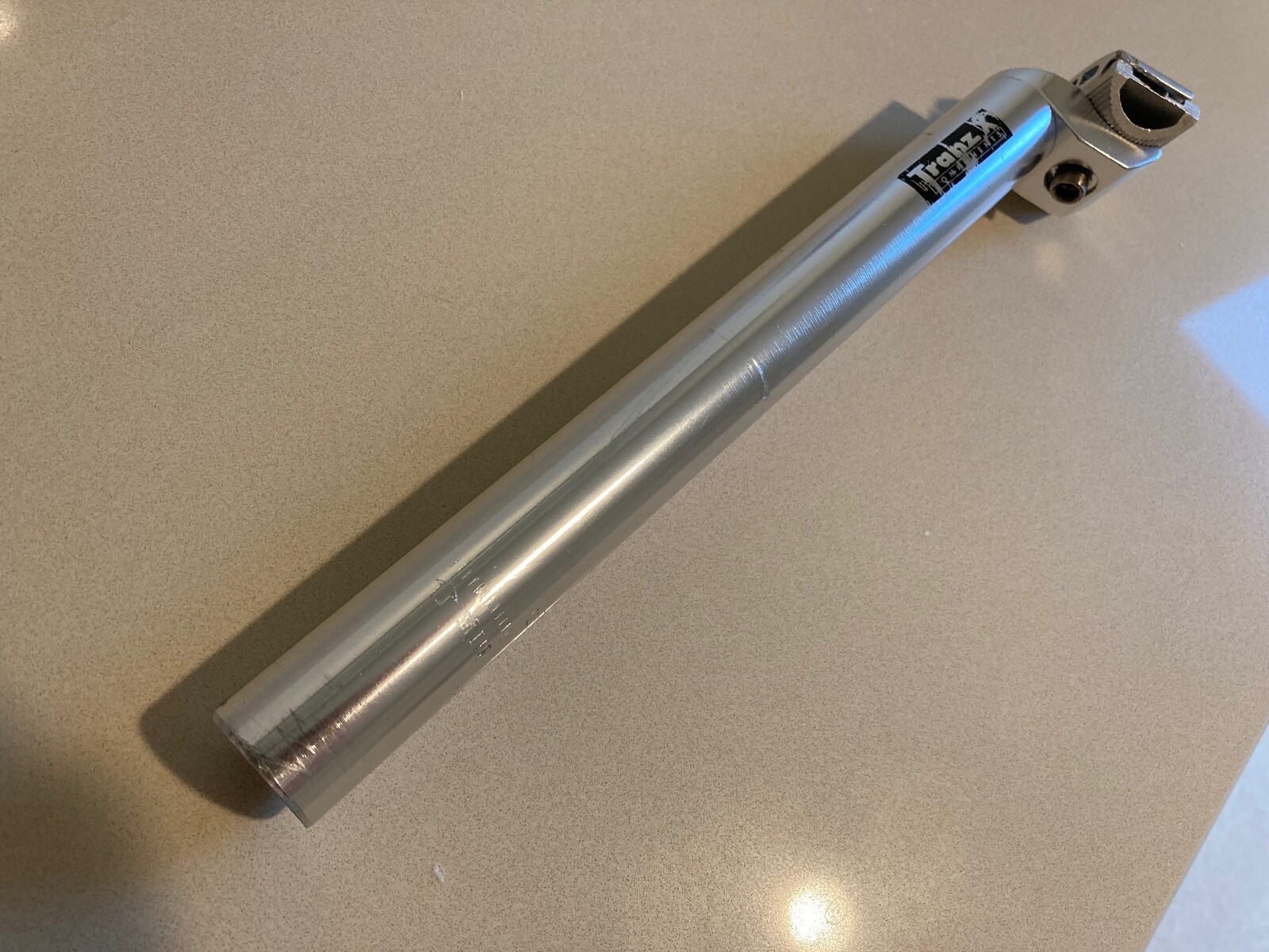 Mint JD Tranz X 31.6 mm x 330 290g Satin Silver Aluminum 90’s Mountain Seatpost