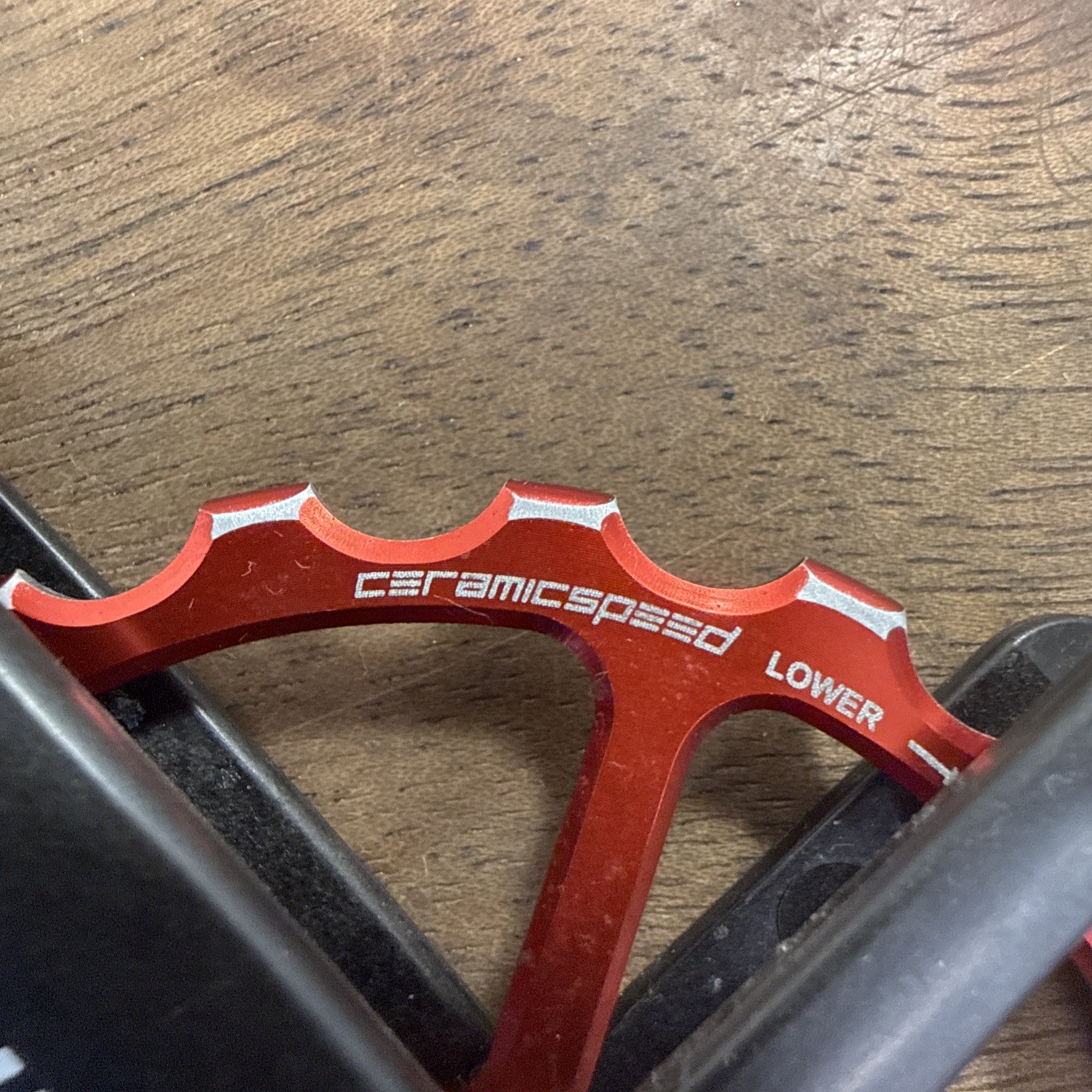 CeramicSpeed OSPW Pulley Wheel System for Campagnolo 11-Speed EPS Black Red