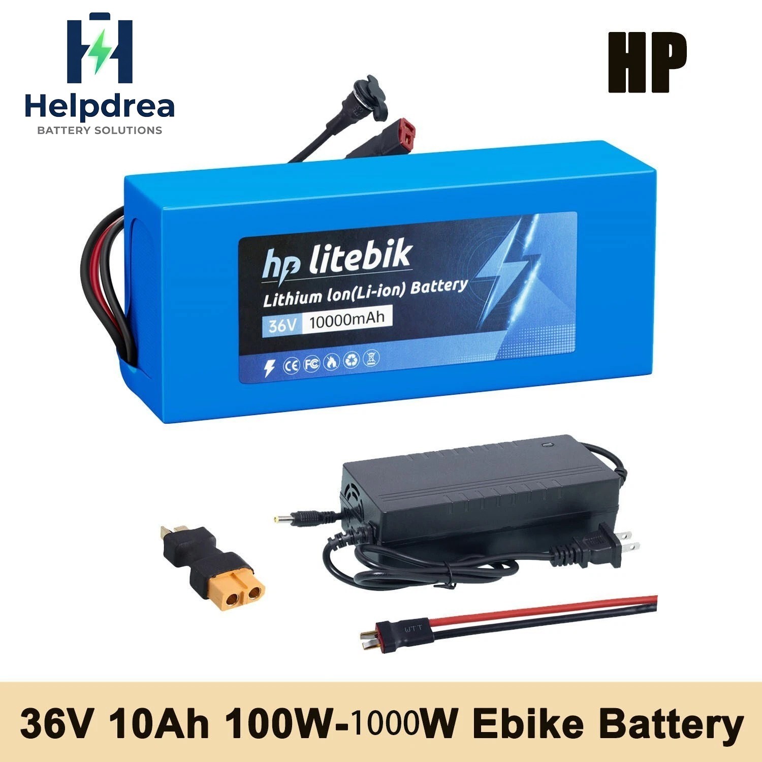 36V Electric Bicycle Bike Scooter Battery 0-1000W Ebike Lithium Battery Pack 30A