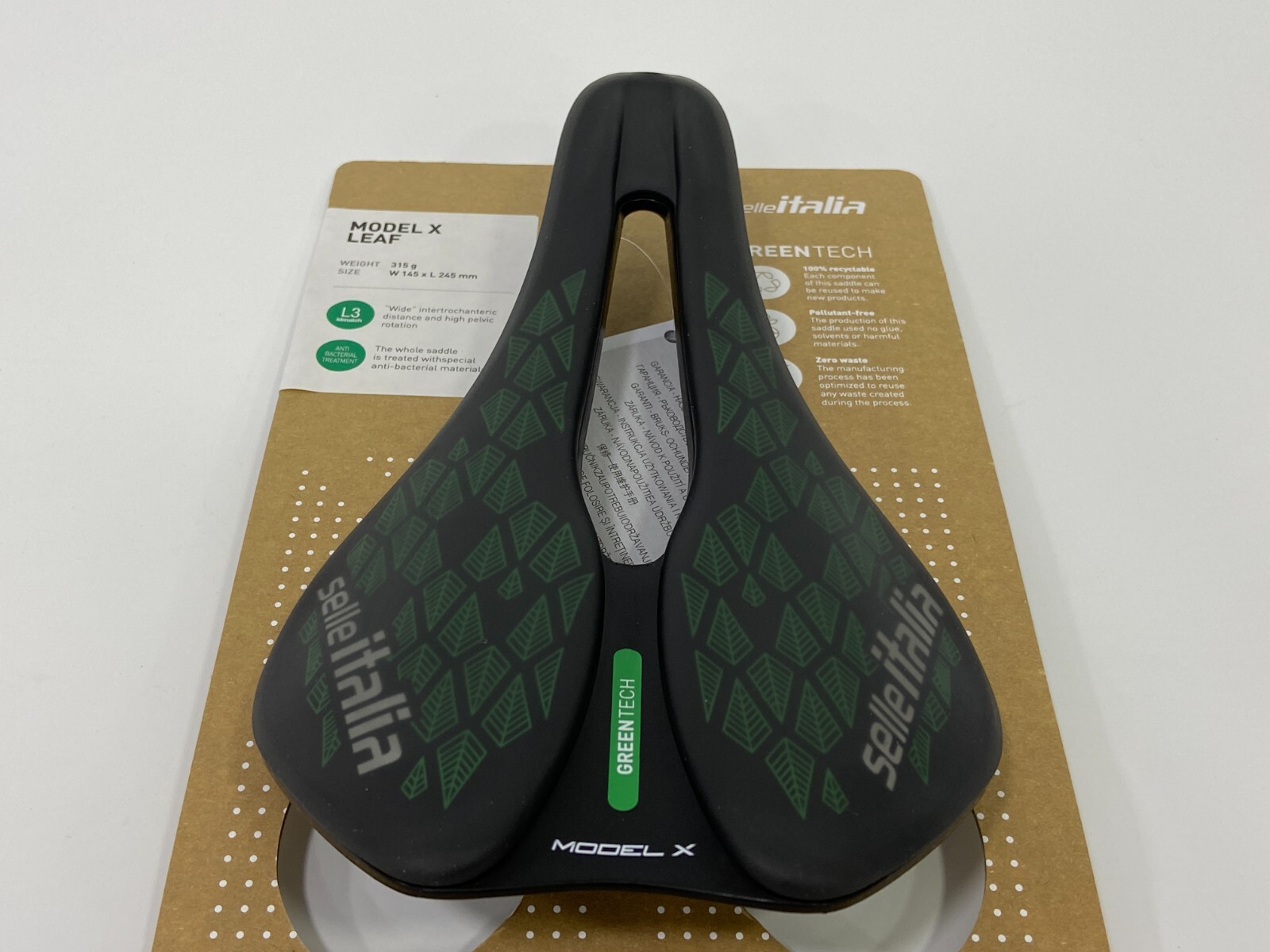 Selle Italia Model X Leaf Superflow L3 145x245mm Fec Alloy Rail Saddle