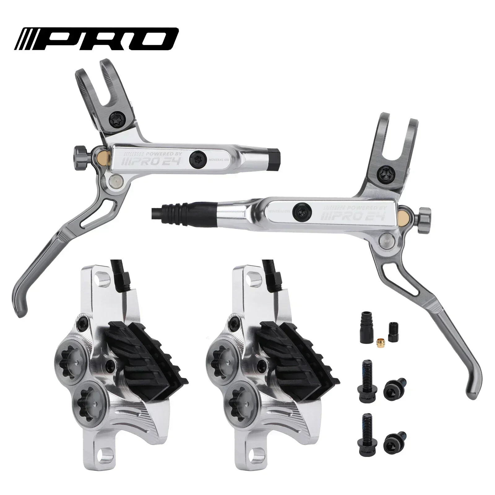 4 Piston Hydraulic Brake MTB Disc Brake 800/1550mm AM DH Hydraulic Brakes