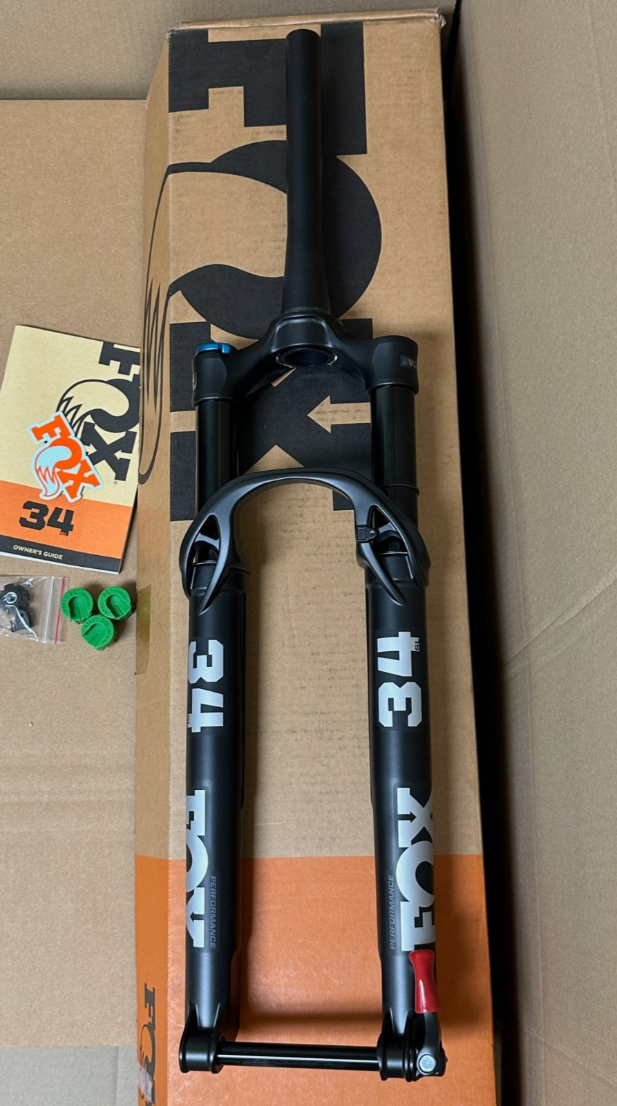FOX 34 SL Performance Grip 29″ Fork, 120mm Travel, 44mm Rake, 15QRx110