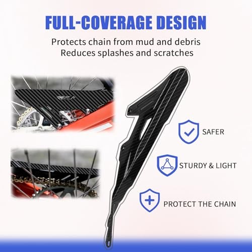 Chain Guard Cover – Dirt Bike Waterproof & Plastic Chain Protector, Fits for