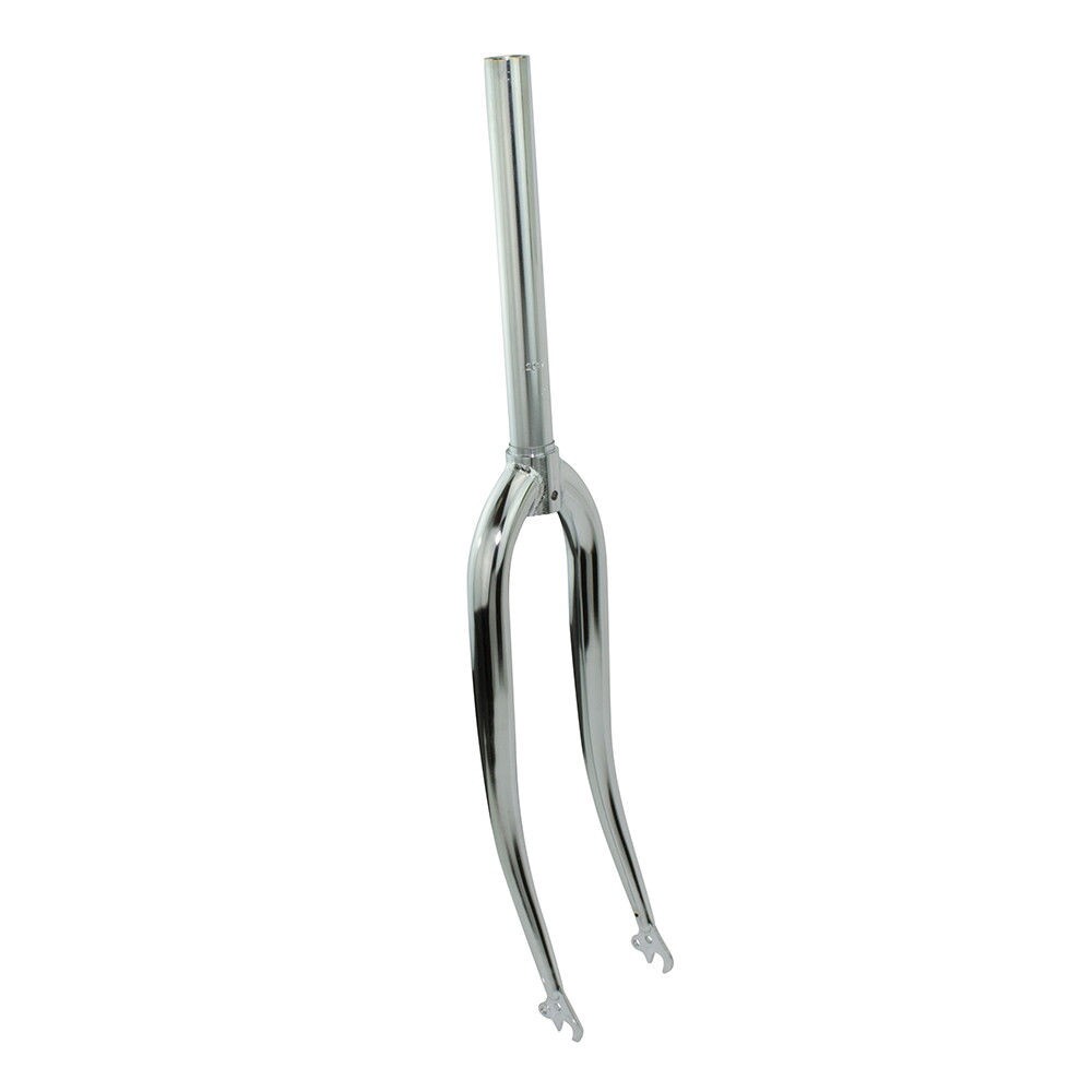 26″ Steel MTB Bicycle Bike Fork 1 1/8″ ThreadIess Chrome