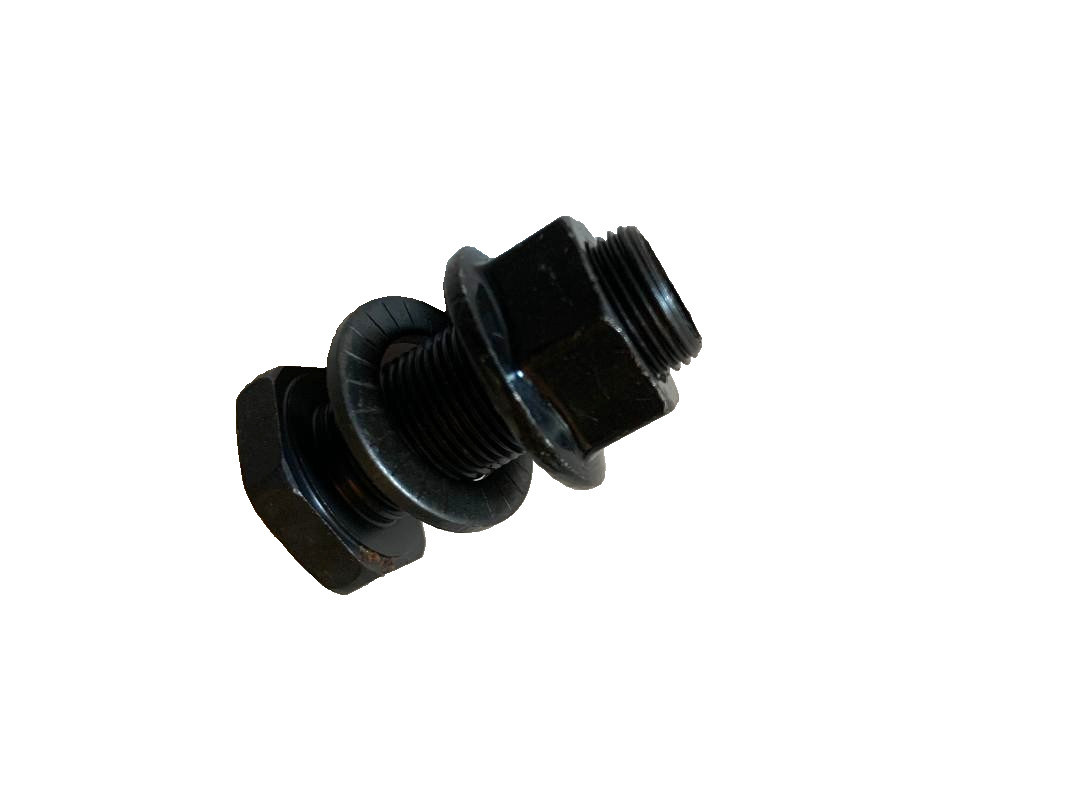 PAIR Bicycle Hub Axle Adapters 3/8″ to 14MM Dropout Steel BMX MTB Cruiser Bikes