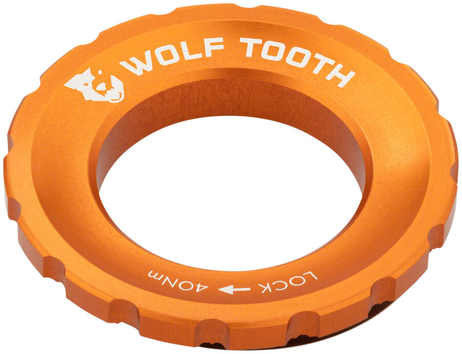 Wolf Tooth CenterLock Rotor Lockring – External Splined, Orange