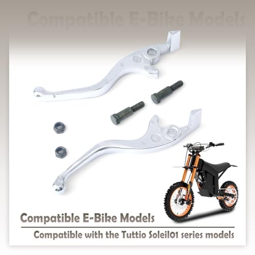 1 Pair Left and Right Lever Handbrake Compatible with Tuttio Soleil01 E-Bike,
