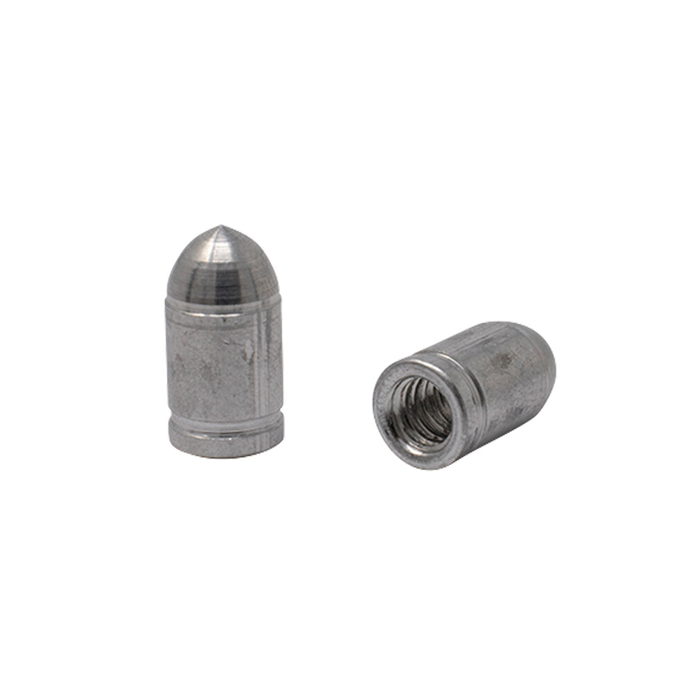 PRO+ BULLET VALVE CAPS IN CHROME USED FOR PRESTA VALVE