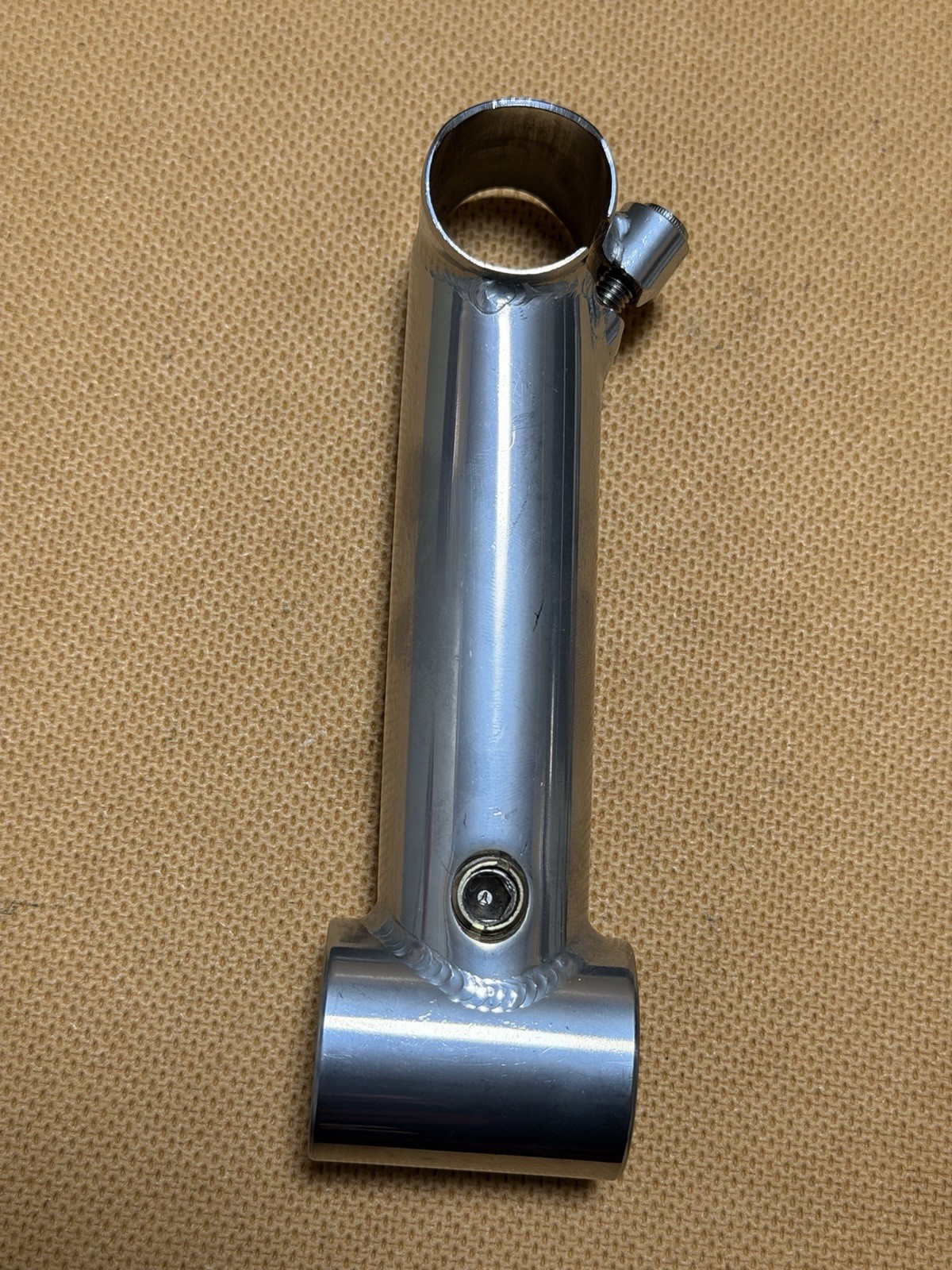Vintage 1990s Steel Threadless Stem – 1 1/4″ Steerer, 125mm, 25.4mm Clamp