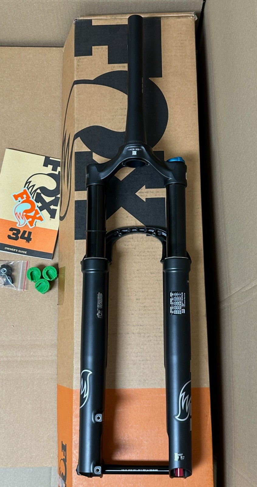 FOX 34 SL Performance Grip 29″ Fork, 120mm Travel, 44mm Rake, 15QRx110