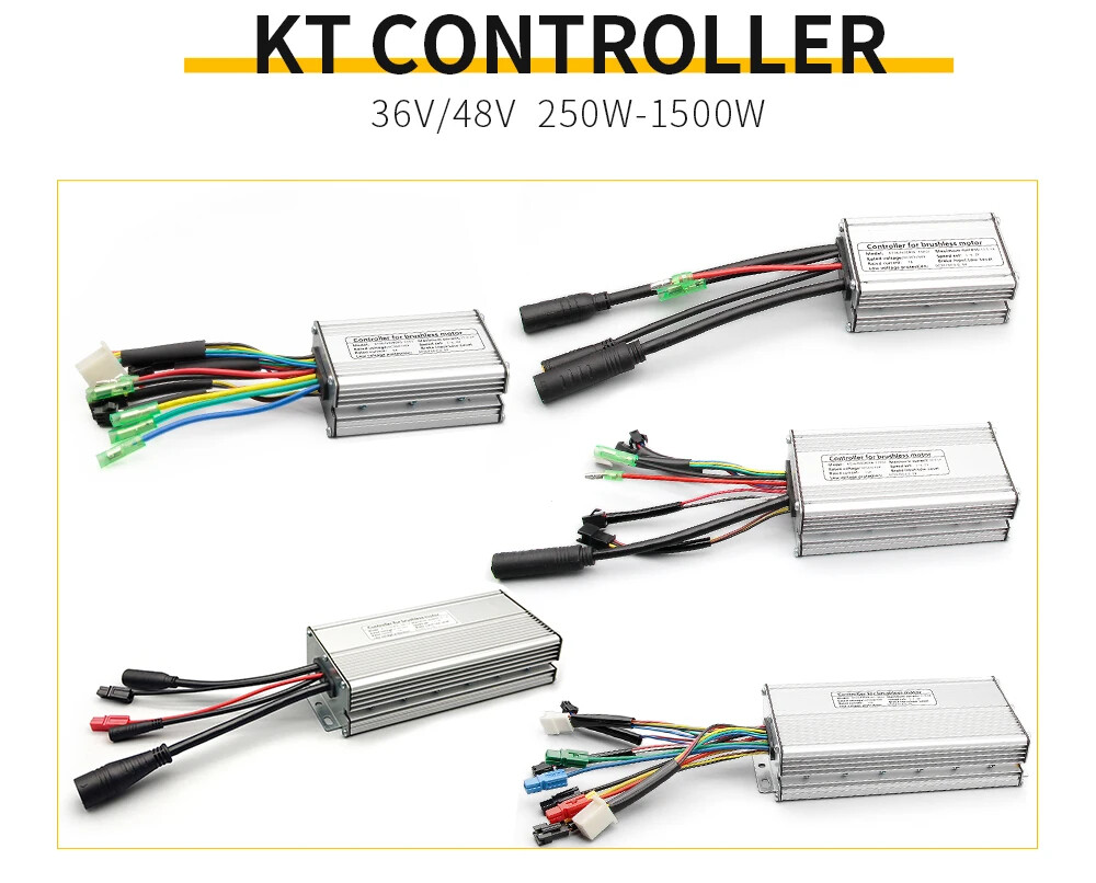 E-bike Controller 36V/48V/52V Voltage 250W-1500W Electric Bicycle Controller