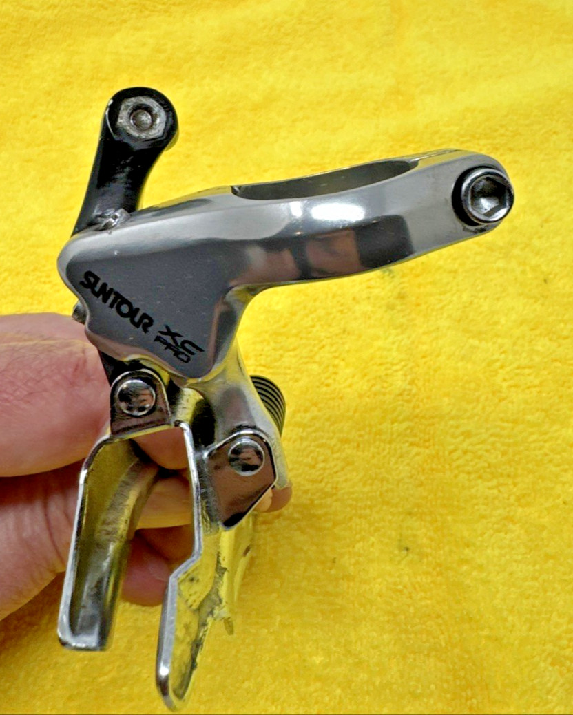 SunTour XC Pro Triple Front Derailleur 31.8 mm Bottom Pull Made in Japan