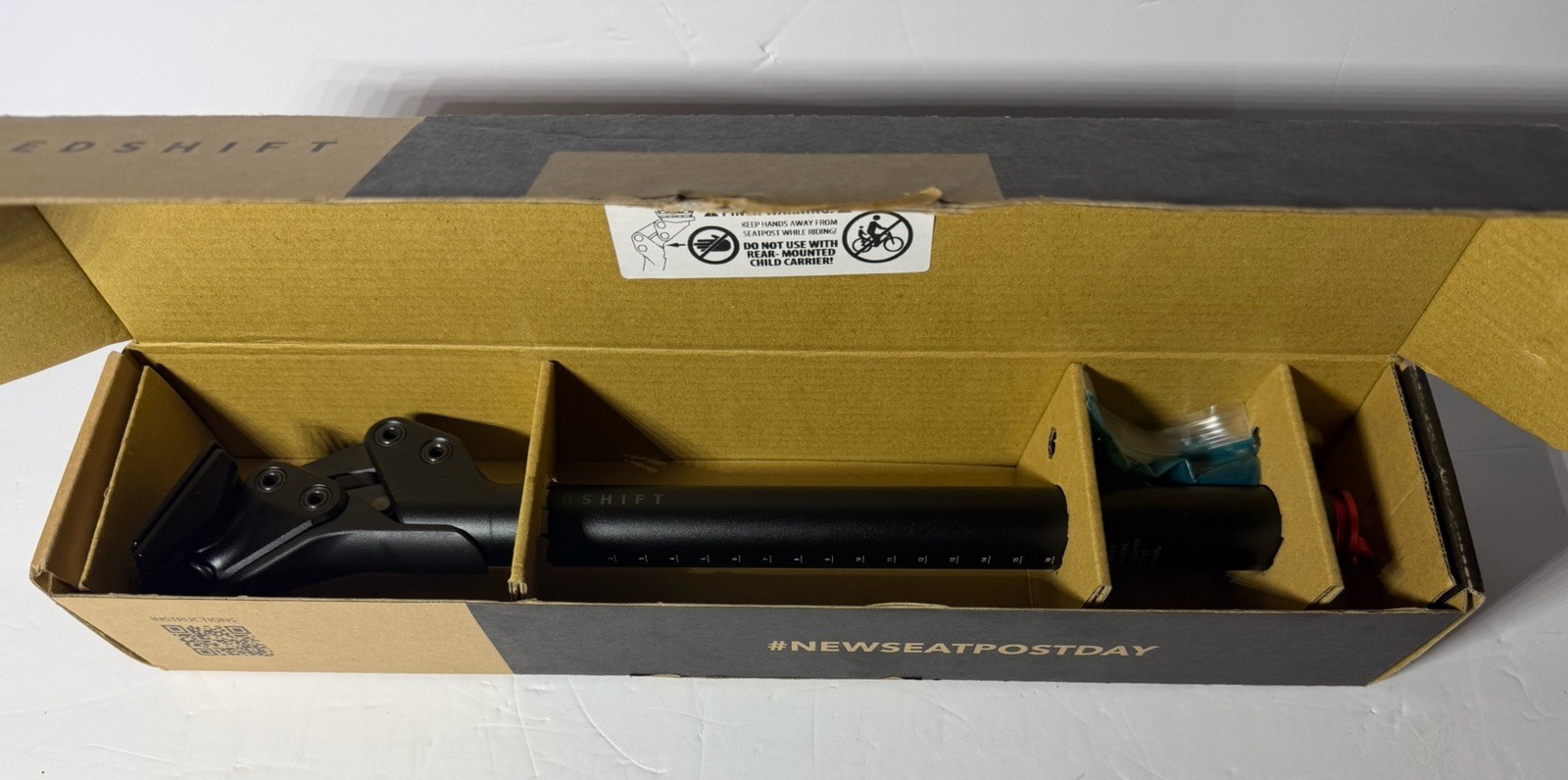Redshift ShockStop PRO Endurance Suspension Seatpost For Bicycles 27.2mm x 350mm