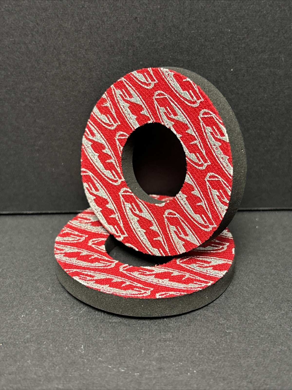 NOS FMF Factory Handlebar Grip Donuts Red Powermoto Bmx Race Fit: Auburn Gt Haro