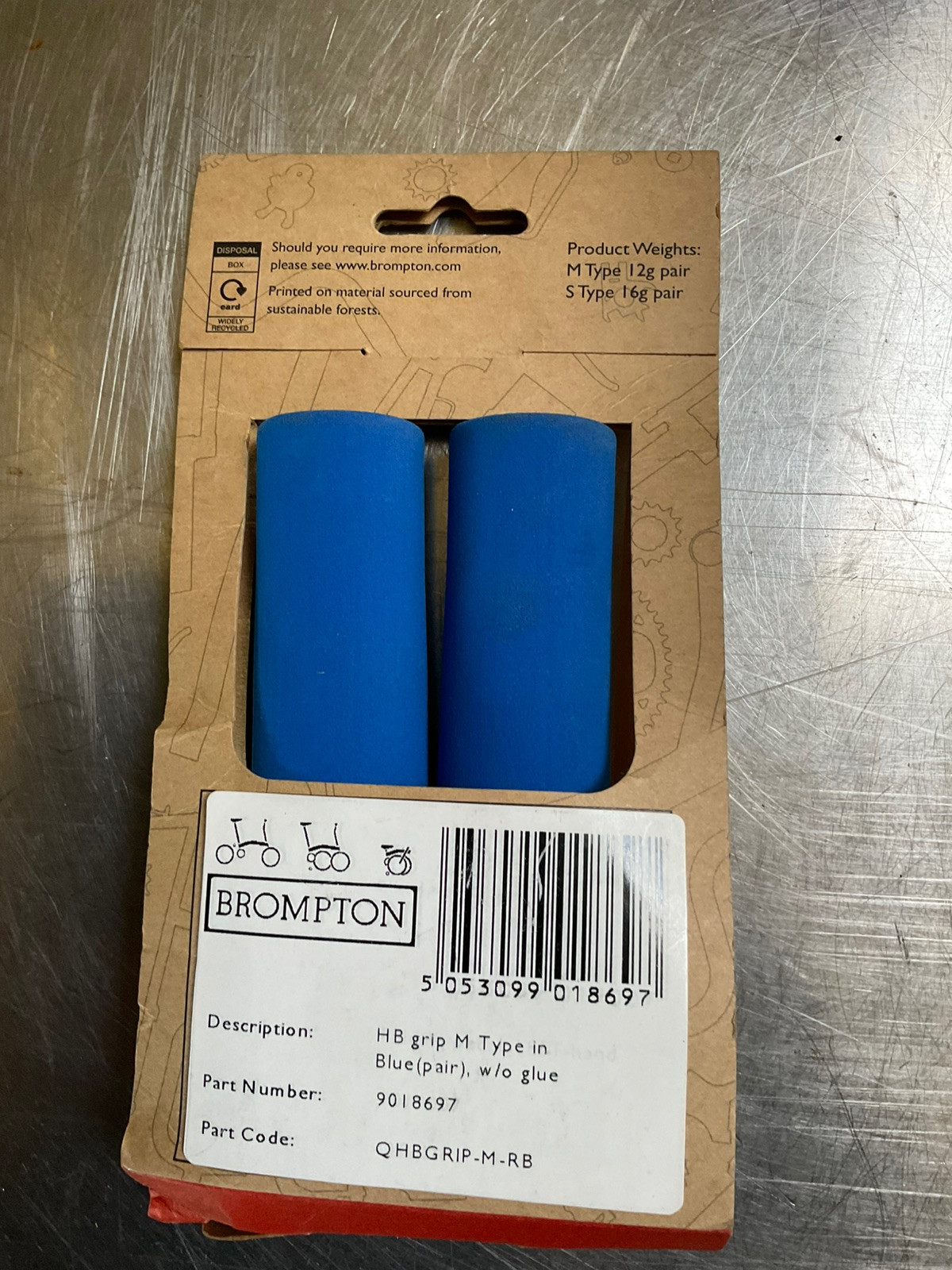 Brompton OEM Rare Colored Handle Bar Grips – New Old Stock On Brompton Cards
