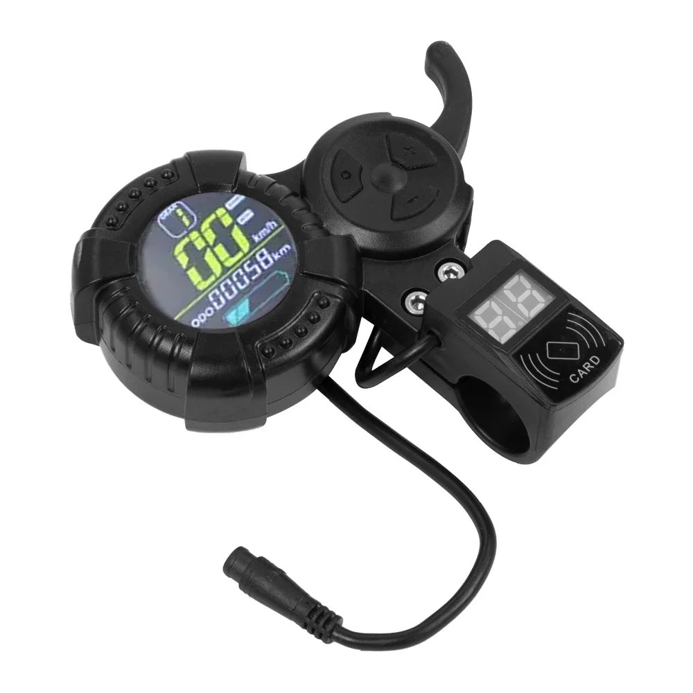 6pin LCD Meter Display Thumb Throttle NFC for ZERO 8 9 10 8X 10X E-Scooter Parts