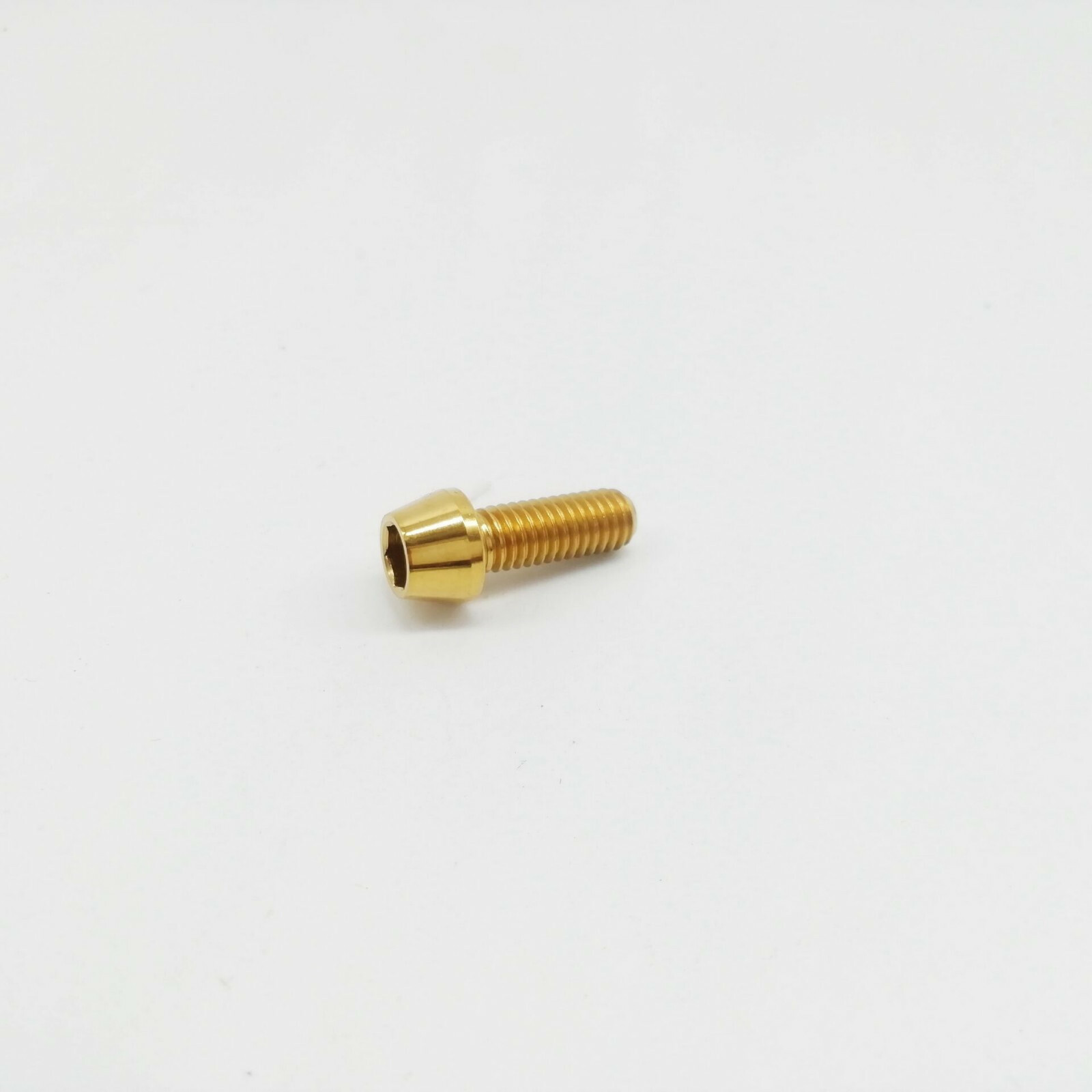 M6X10mm M6x16 M6X18 M6x20 M6X25mm Titanium Ti Bolts Allen Hex Tapered Head Screw