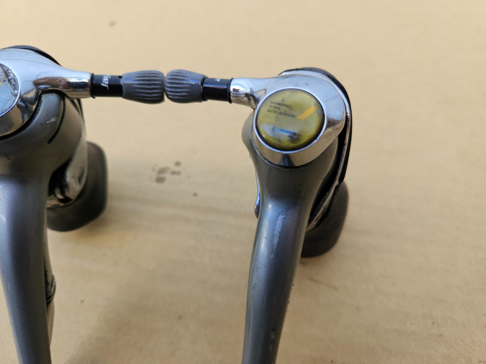 Vintage Shimano 600 Tricolor Road Bike STI Shifters Left Right Set ST-6400 Japan