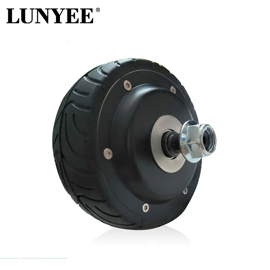 4 inch 24V36V BLDC Electric motor wheel Double Single shaft Hub Motor Scooter