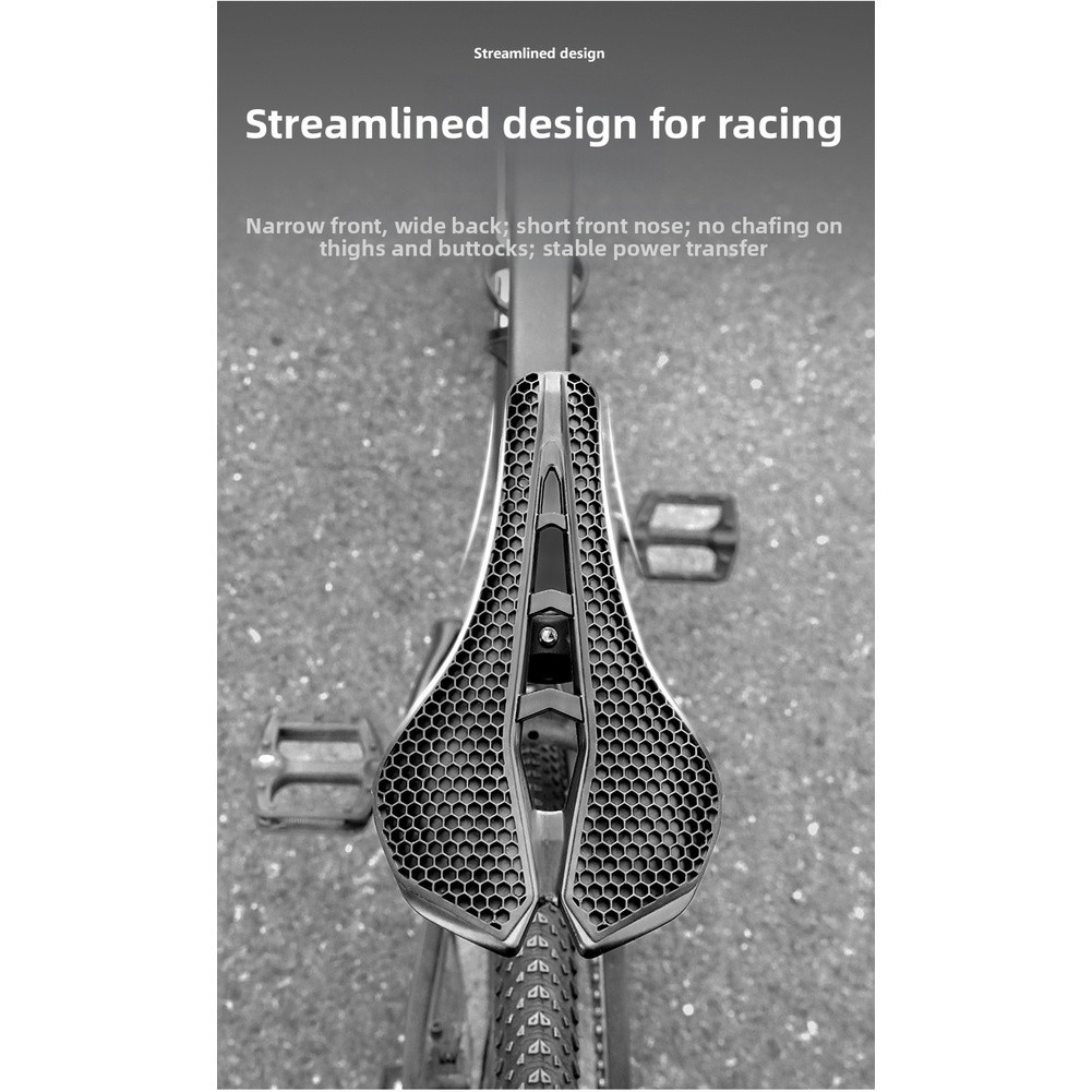 279g Lightweight Saddle with 3D For HONEYCOMB Structure and Hollow Core