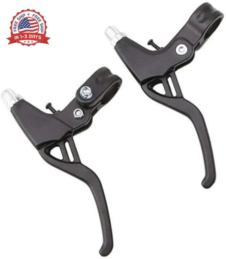 WAKE Bicycle Brake Levers 2pcs Mountain Bike Brake Handles 4 Finger 2.2cm Diamet