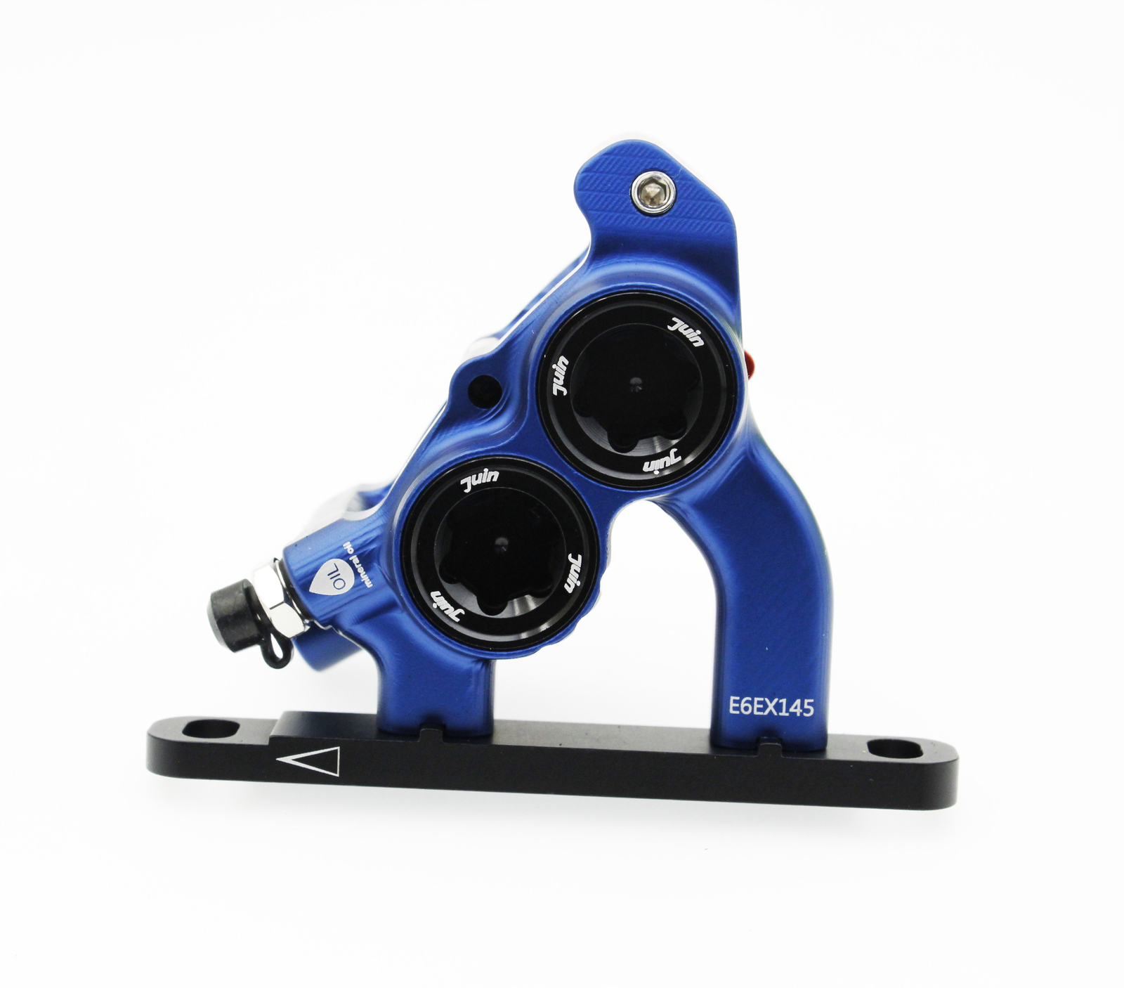 Blue Juin Tech ETF 4-Piston Flat Mount Brakes For Shimano Mineral Oil 160mm Set