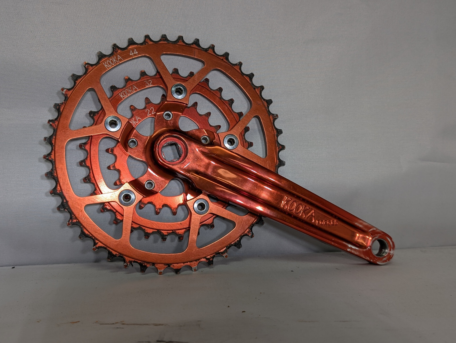 Vintage Kooka Triple Crankset 44/32/22 172.5mm