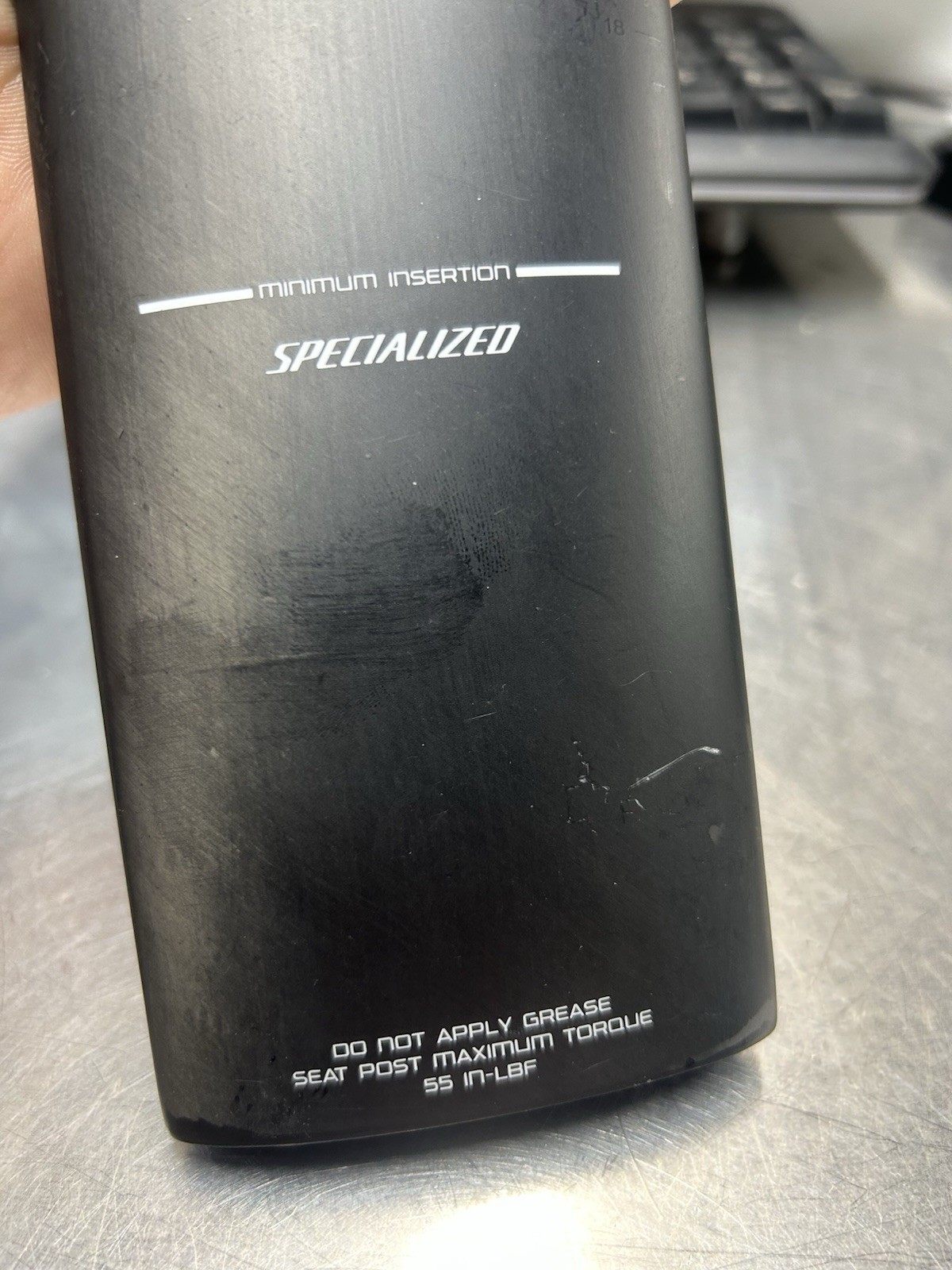 Specialized S-Works Shiv Carbon aero setback seatpost 350mm length
