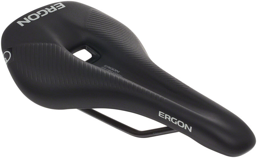 Ergon SR Comp Saddle – Titanium, Black, Men’s, Small/Medium