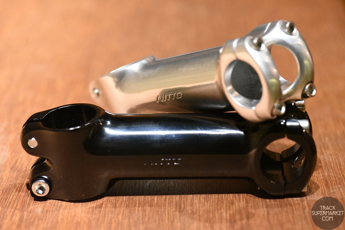 NITTO UI-75 STEM Track/MTB – 25.4mm Clamp Silver/Black 60 70 80 90 100 110 120