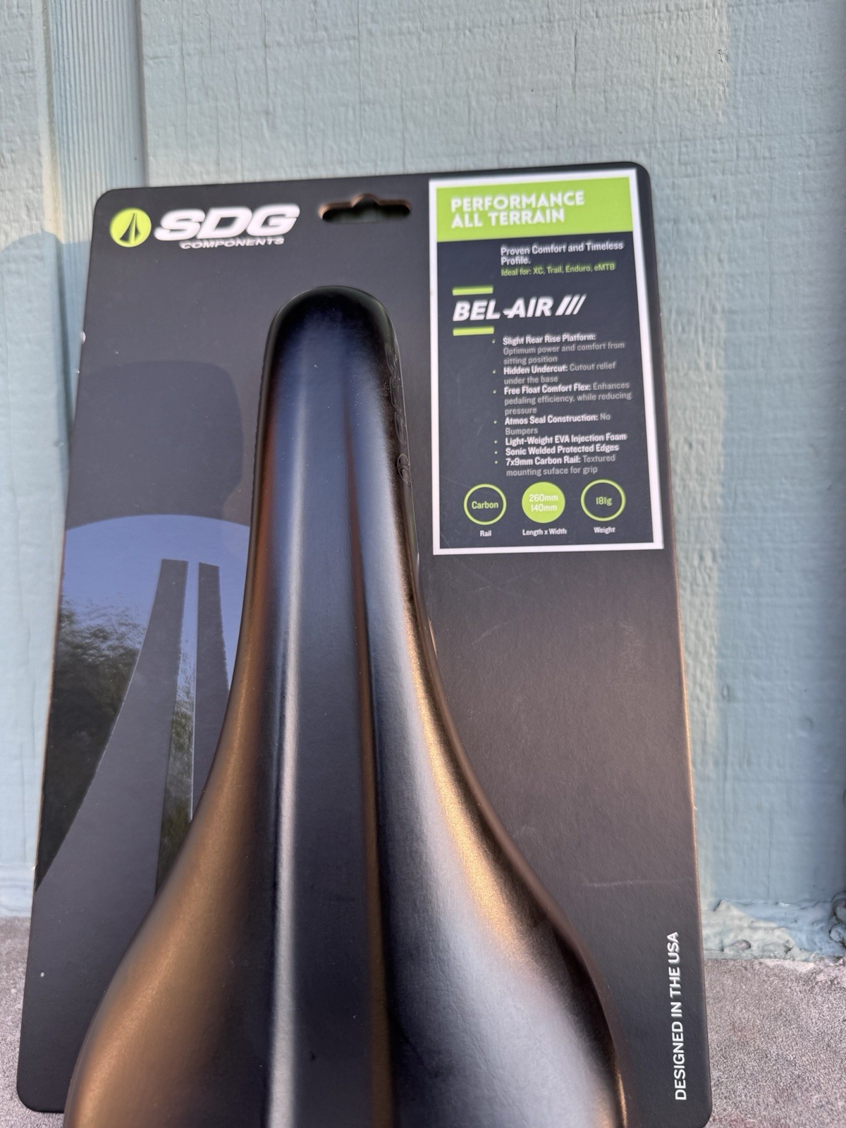 SDG Components, Bel-Air V3 Carbon, Saddle, 260 x 140mm, Unisex, 181g, Black/Grey