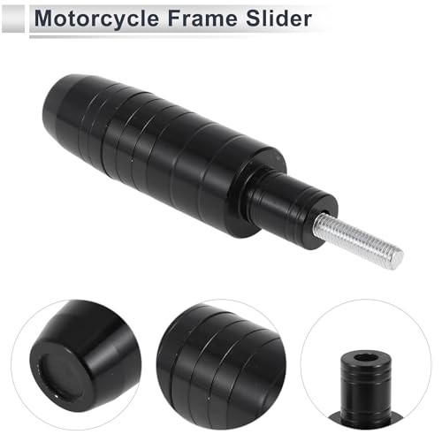 8mm M8 Motorcycle Slider Frame CNC Aluminum Alloy Anti Crash Protector Black