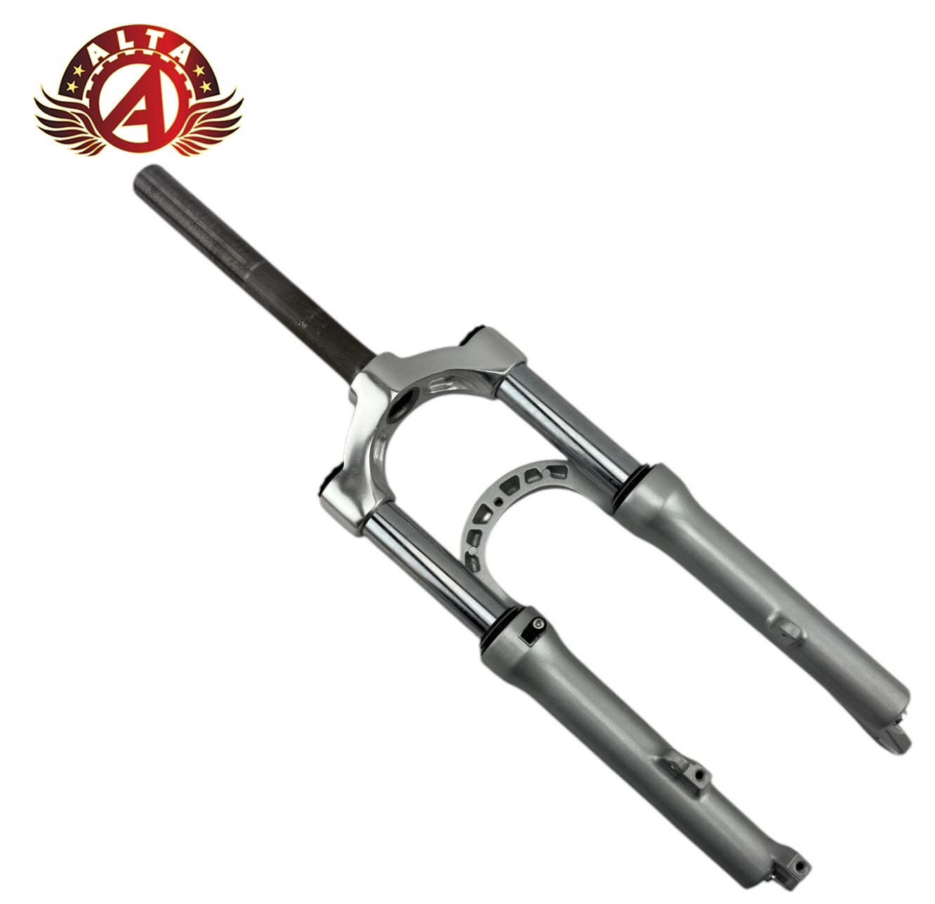 ALTA 20″ Bicycle Suspension 1 Inch Threaded ALLOY DISK Brake Fork CHROME.