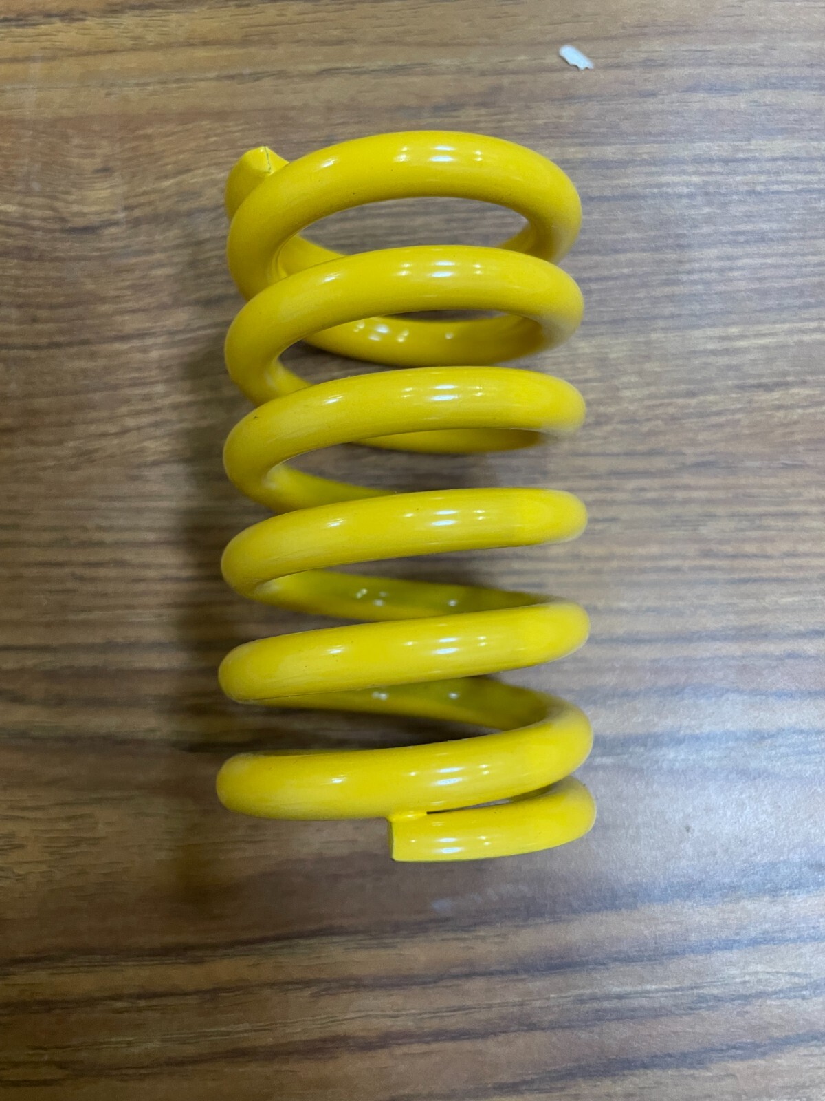 Steel shock spring, yellow 2pk
