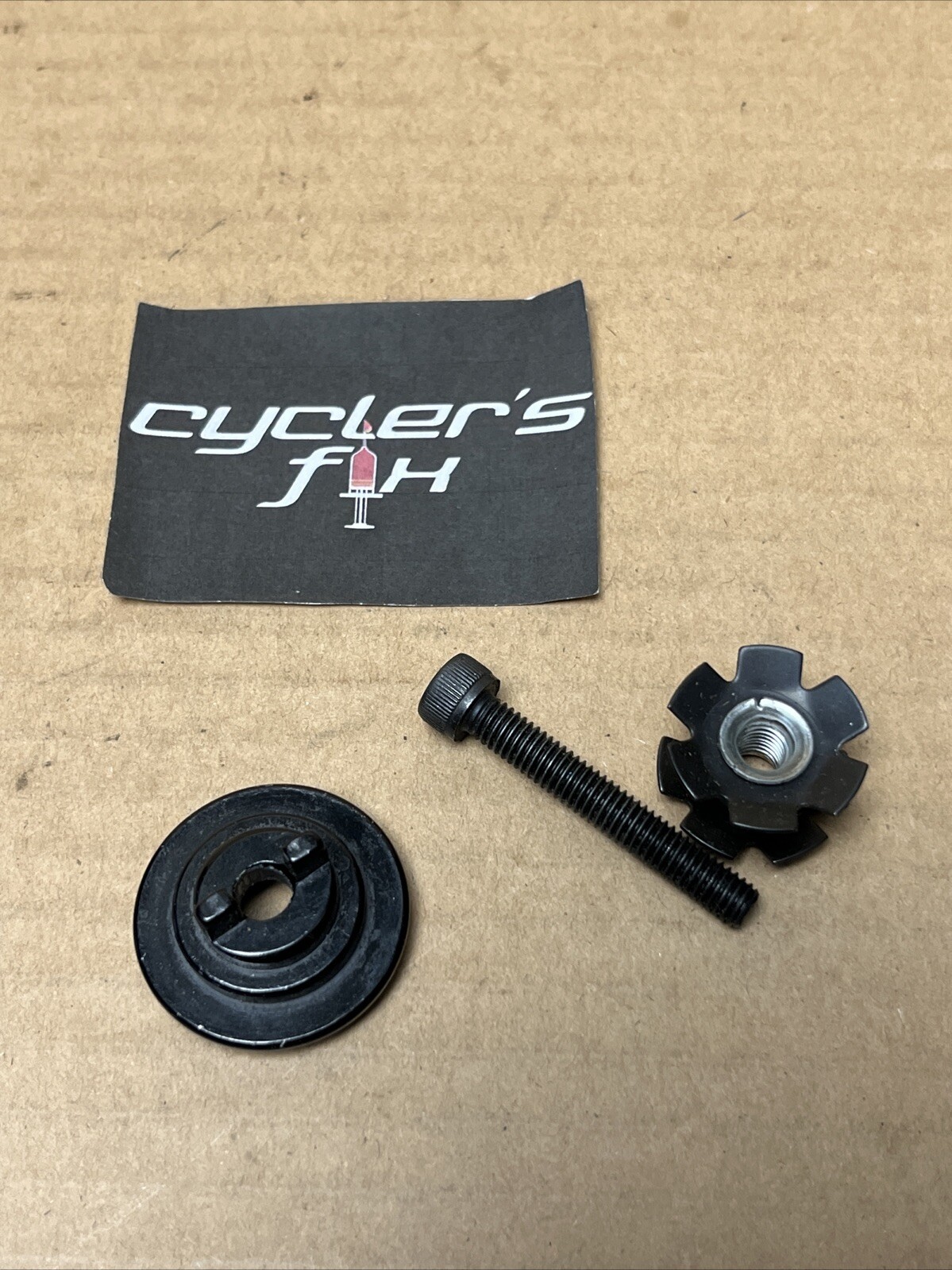 NOS 1” FMF Racing Stem Bolt Top Cap Alloy Freestyle Race BMX Mini Fit: Haro GT