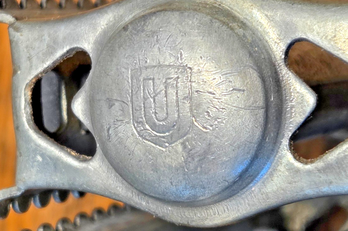 Vintage Union K10491 U41 Rat Trap Bicycle Pedals USA From Gambles Hiawatha 1/2″